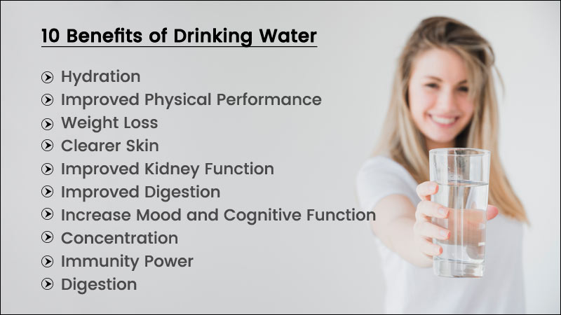 10 Benefits Of Drinking Water 